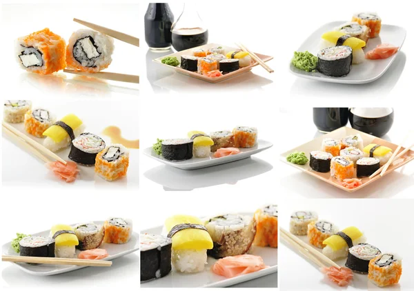 stock image Assortment of sushi