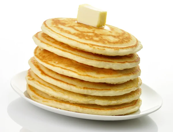 Pancakes with butter — Stock Photo, Image