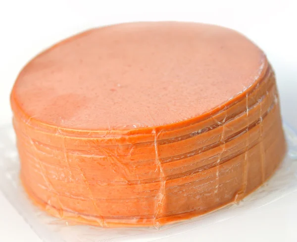 Sliced bologna — Stock Photo, Image
