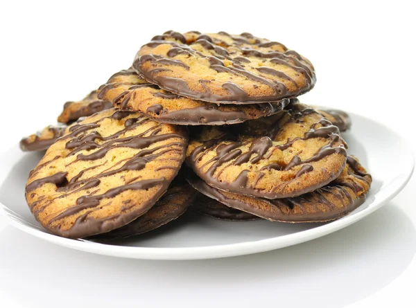 Cookies with nuts and chocolate — Stock Photo, Image