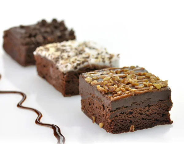 Brownies sortiment — Stockfoto
