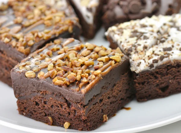 Sortimento brownies — Fotografia de Stock
