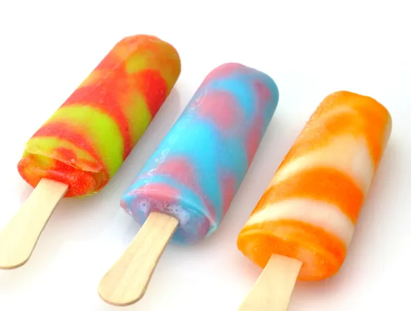 Barevné zmrzlina POP — Stock fotografie