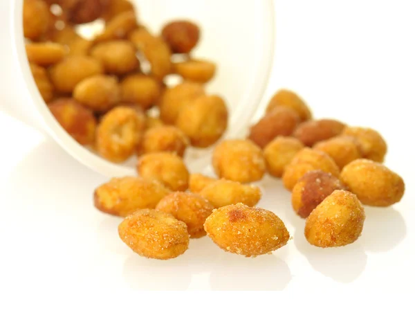 Honig geröstete Erdnüsse — Stockfoto