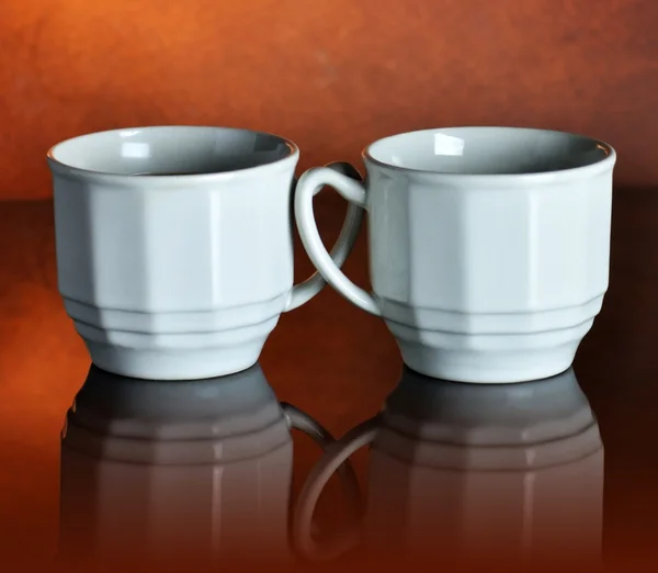 Két csésze kávé. — Stock Fotó