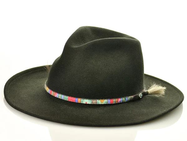 Винтажная ковбойская шляпа — стоковое фото