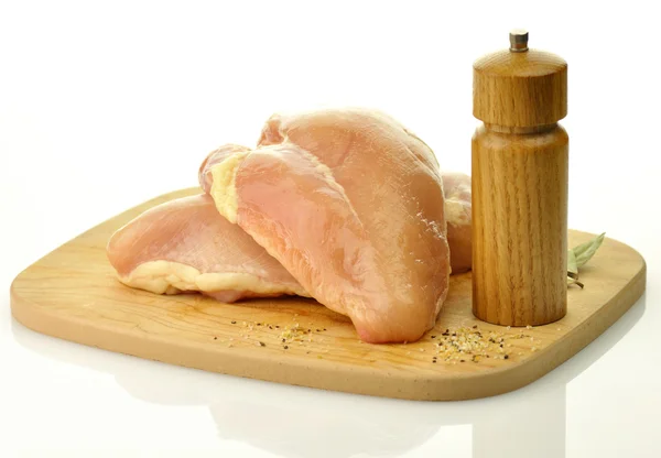 Rått kjøtt fra kyllingbryst – stockfoto