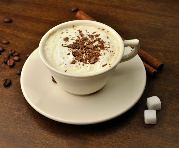 Kávé tejszín és cukor — Stock Fotó