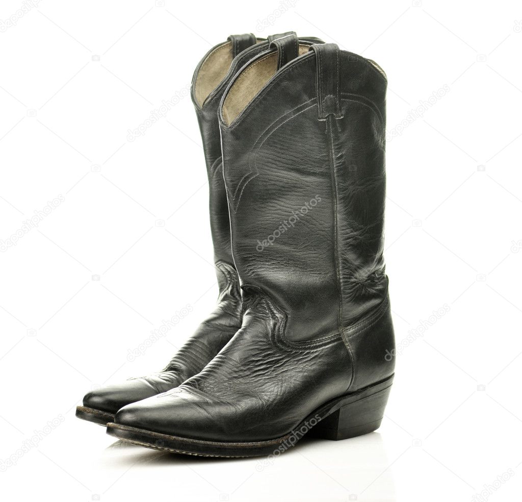 Cowboy black boots