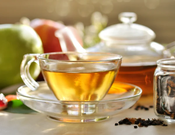 Fresh green tea — Stock Photo, Image