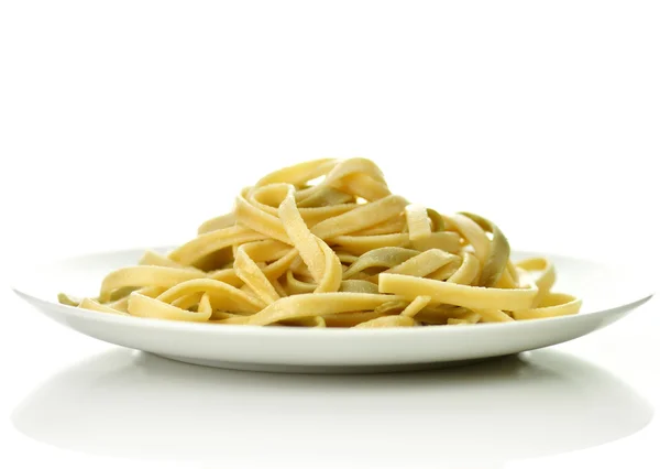 Pasta agli spinaci cotta — Foto Stock