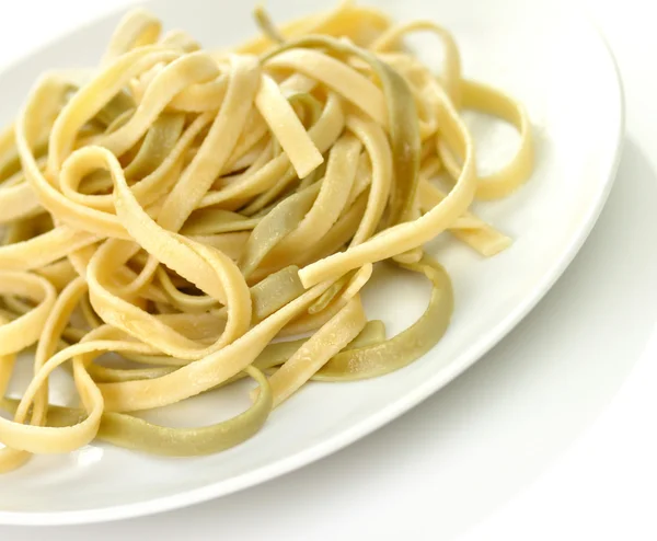 Gekookte spinazie pasta — Stockfoto