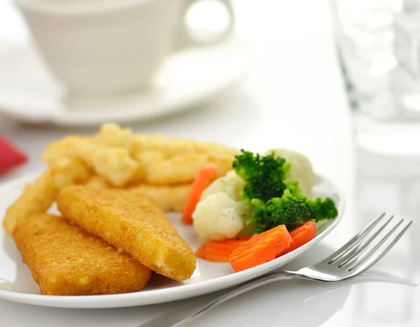 Fish fillets dinner — Stock Photo, Image