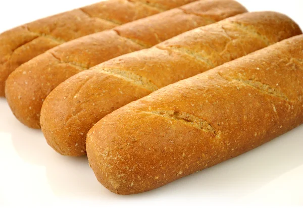 Whole wheat loaf of bread — Stock Photo, Image