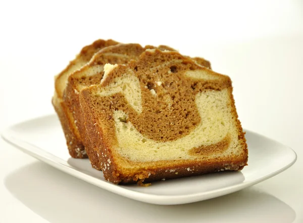Sliced loaf cake — Stock Photo, Image