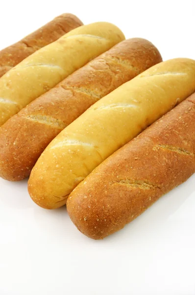 Biały i ciemny bochenek chleba — Zdjęcie stockowe