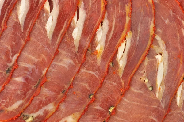 Rodajas de carne ahumada —  Fotos de Stock