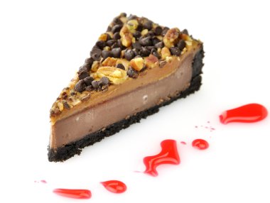 Slice of cheesecake clipart