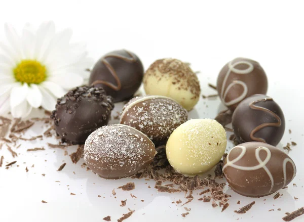 Ovos de chocolate — Fotografia de Stock