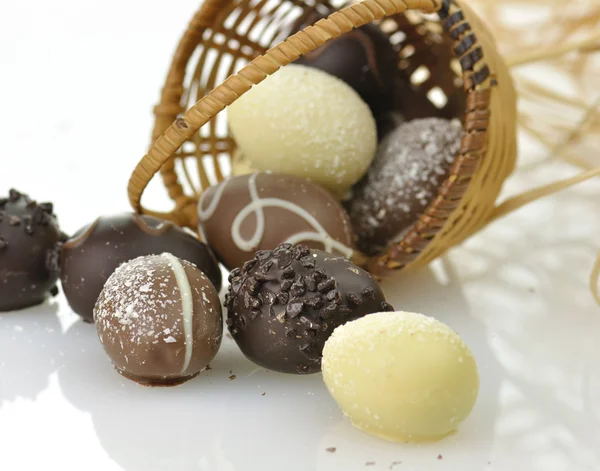 Huevos de chocolate — Foto de Stock