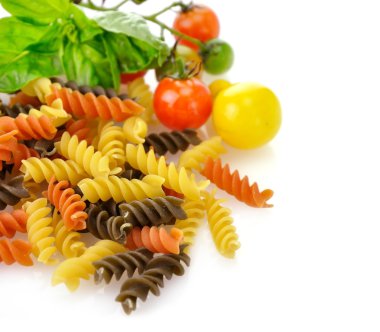 Colorful pasta