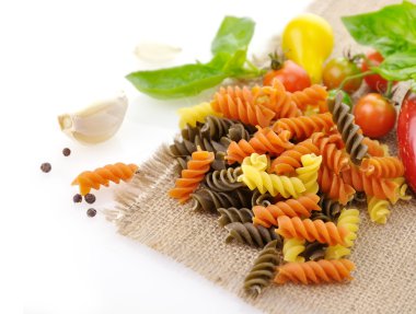 Colorful pasta