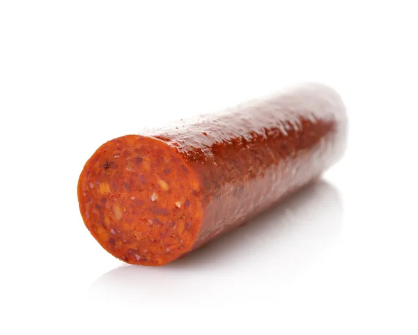 Pepperoni szalámi — Stock Fotó