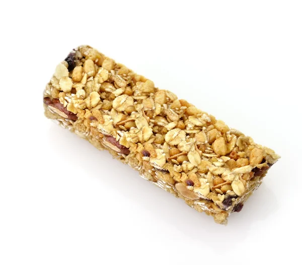 Healthy cranberry snack bar — Stock Photo, Image