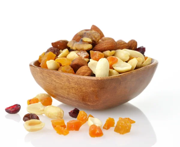 Gemischte Trockenfrüchte, Nüsse und Samen — Stockfoto