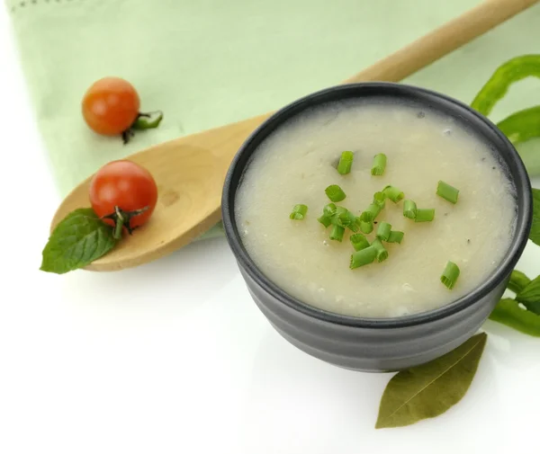 Krémová bramborová polévka — Stock fotografie