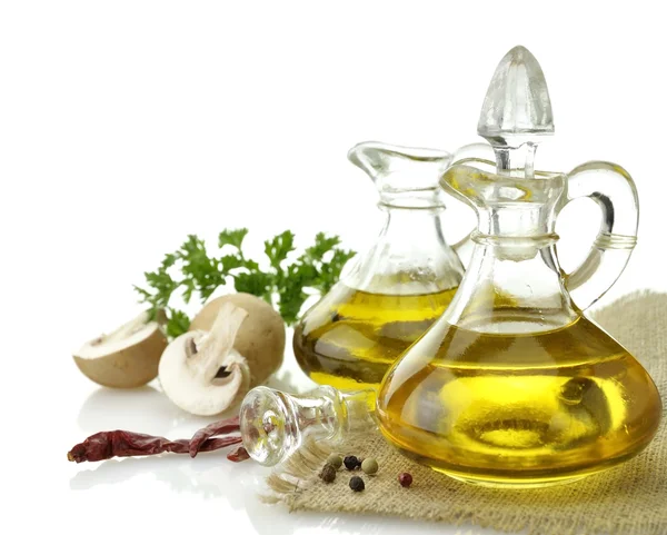 Aceite de oliva y especias — Foto de Stock
