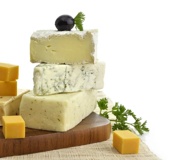 Сырный ассорти — стоковое фото