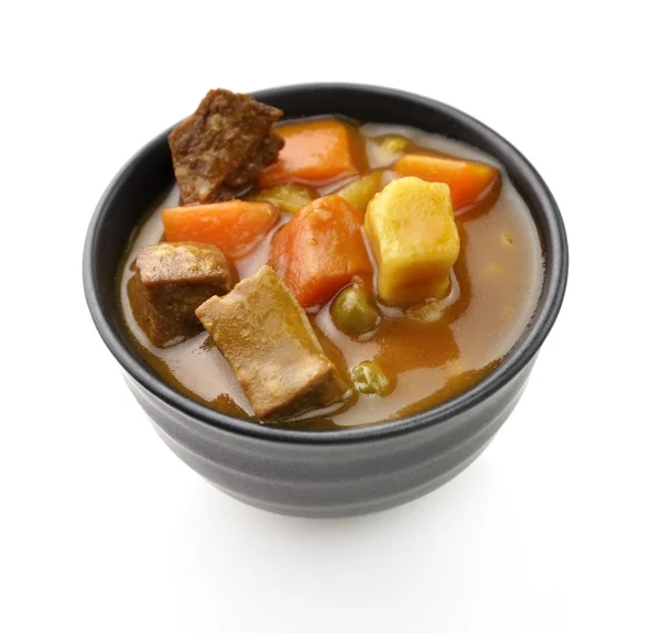 Sopa de carne com legumes — Fotografia de Stock