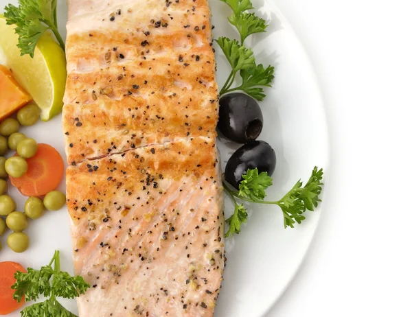 Grilled Salmon Fillet — Stock Photo, Image