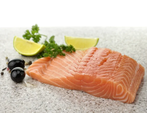 Raw Salmon Fillet — Stock Photo, Image