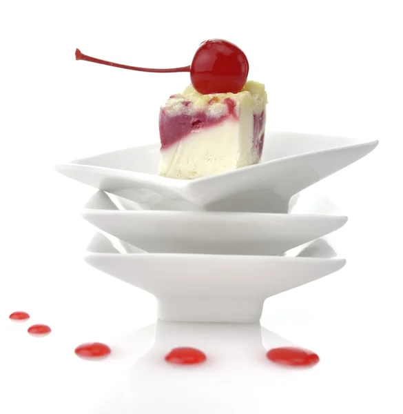 Fatia de cheesecake — Fotografia de Stock