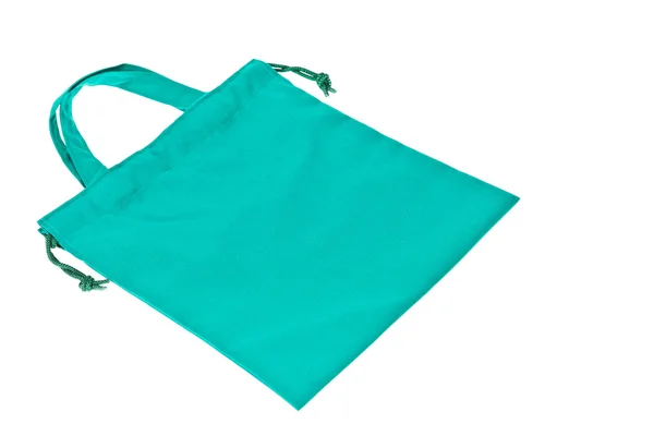 Pestré zelené bavlněné tašky — Stock fotografie