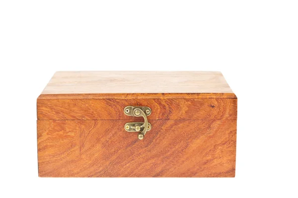 Caixa de madeira velha tesouro peito — Fotografia de Stock