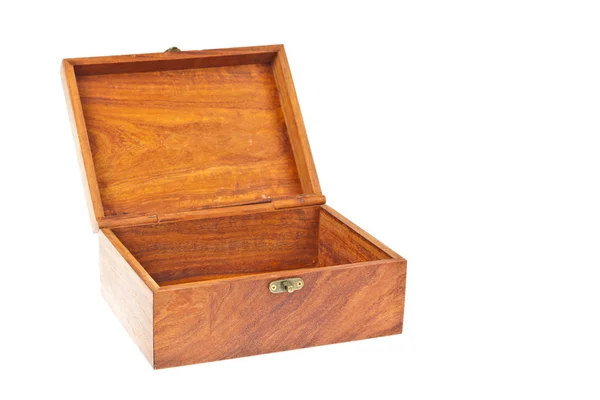 Caja de madera vieja cofre del tesoro — Foto de Stock