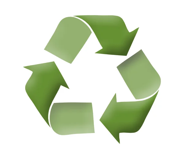 リサイクル シンボル マーク コンセプト — ストック写真