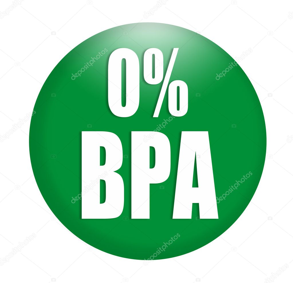 Anti bisphenol A (BPA) sign logo