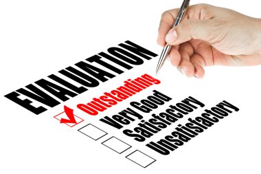 Evaluation quality survey clipart