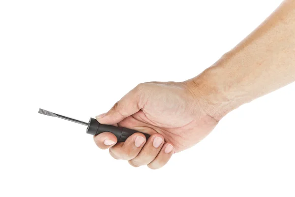 Mänsklig hand ger verktyg set — Stockfoto