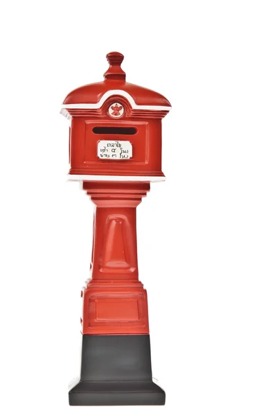 Red post box in Thailand — Stock Photo, Image