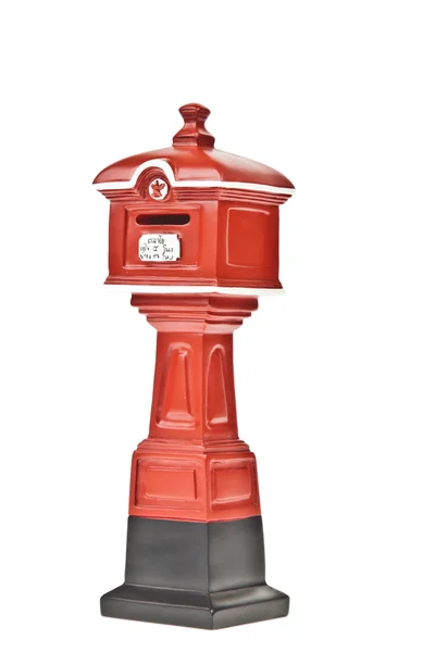 Red post box in Thailand — Stock Photo, Image