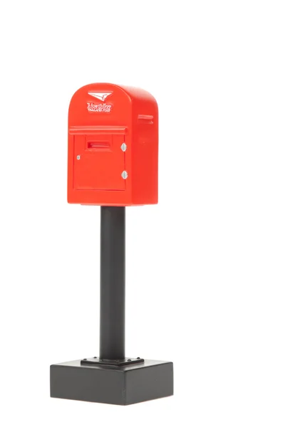Červená poštovní schránka v Thajsku — Stock fotografie