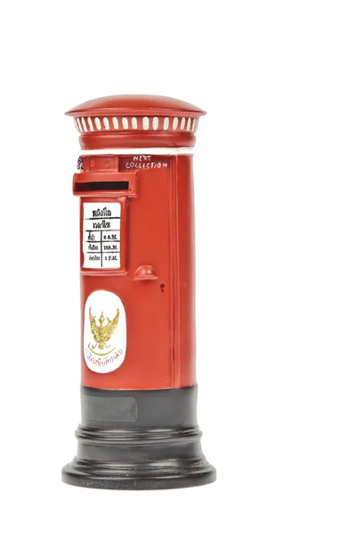 Červená poštovní schránka v Thajsku — Stock fotografie