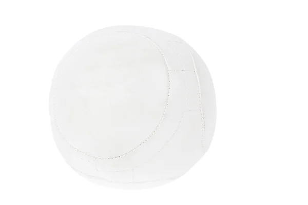 White leather ball — Stock Photo, Image