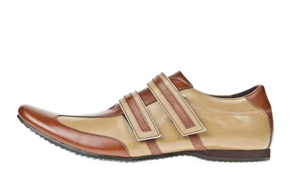 Mannlige sko isolert på hvit bakgrunn – stockfoto