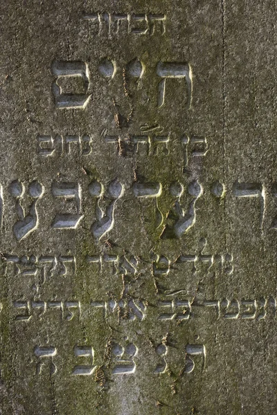 Jewish tombstone — Stock Photo, Image